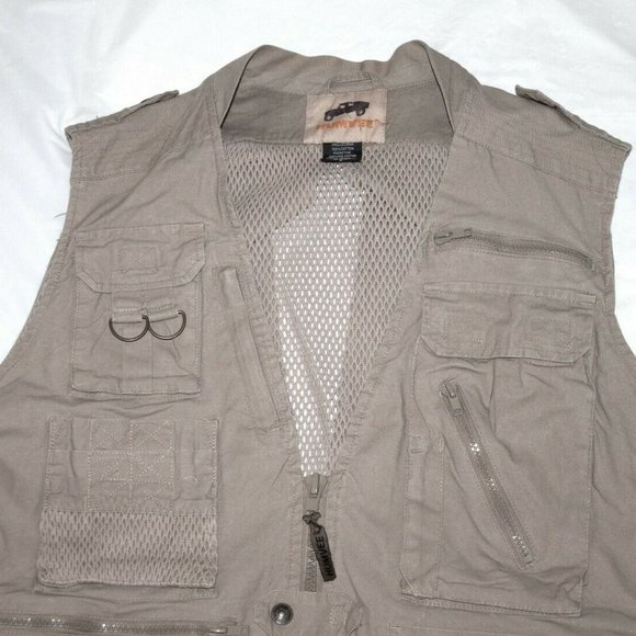 Humvee‎ Mens Safari Photo Fishing Hunting Khaki Poc - Picture 2 of 5